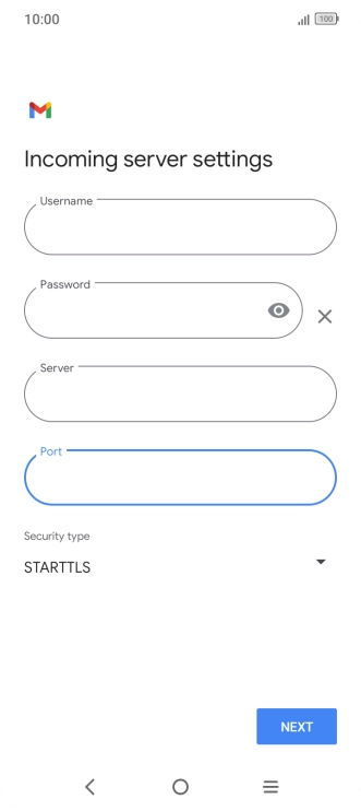 Press the drop down list below 