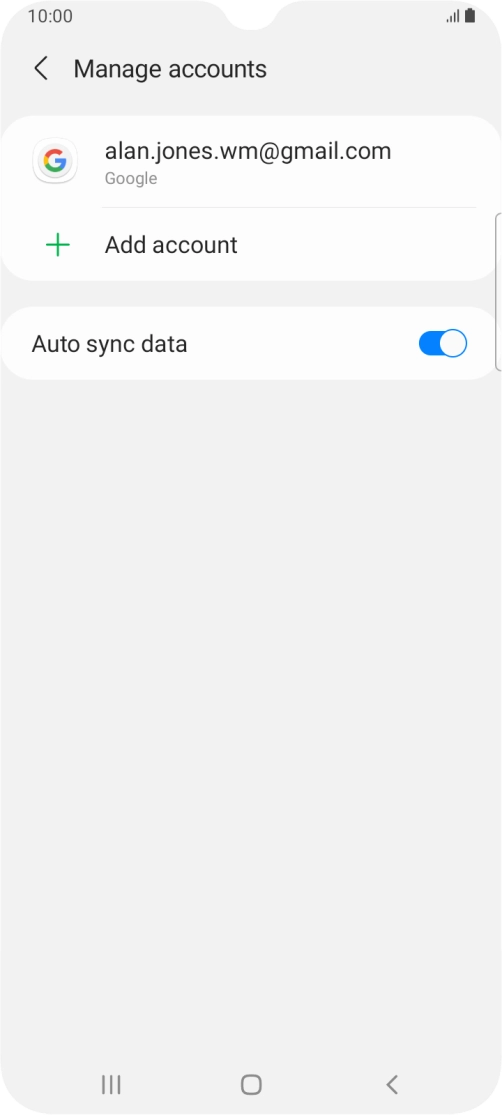 Press the Home key to return to the home screen.