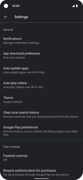 Press Auto-update apps.