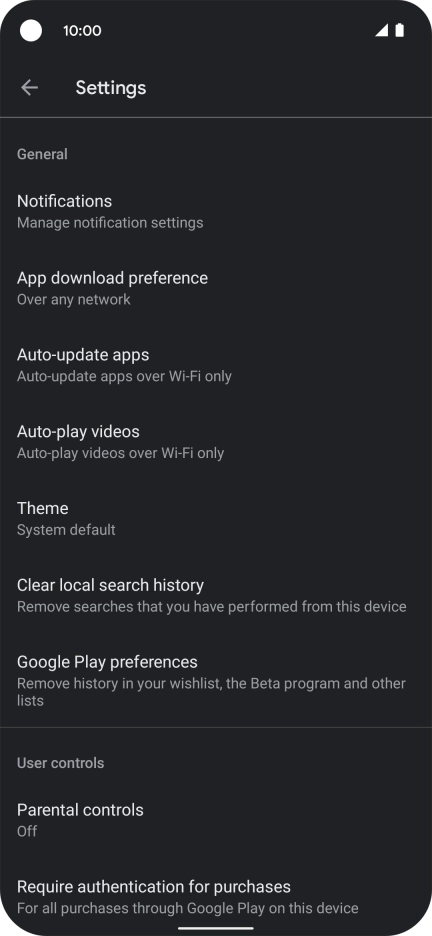 Press Auto-update apps.