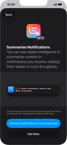 If you turn on the function, follow the instructions on the screen to select more settings.