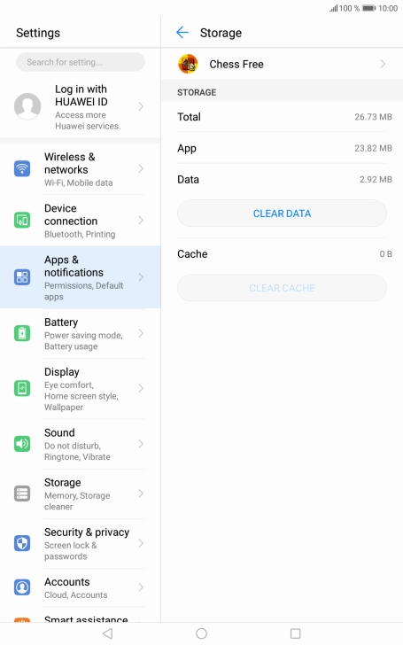 Press the Home key to return to the home screen.
