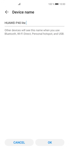 Key in the required Wi-Fi hotspot name and press OK.