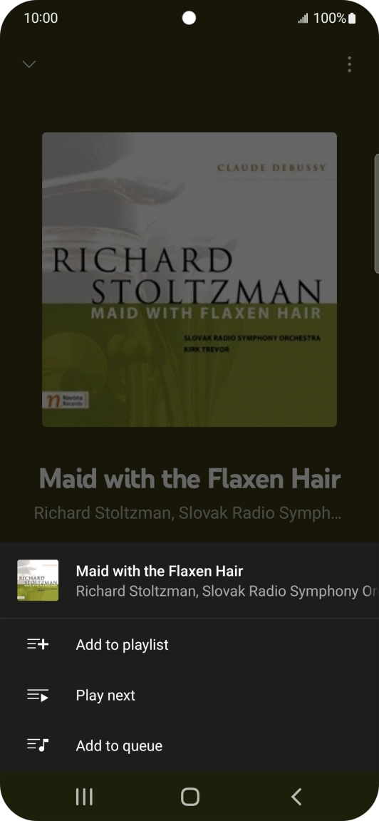 Press Add to playlist.