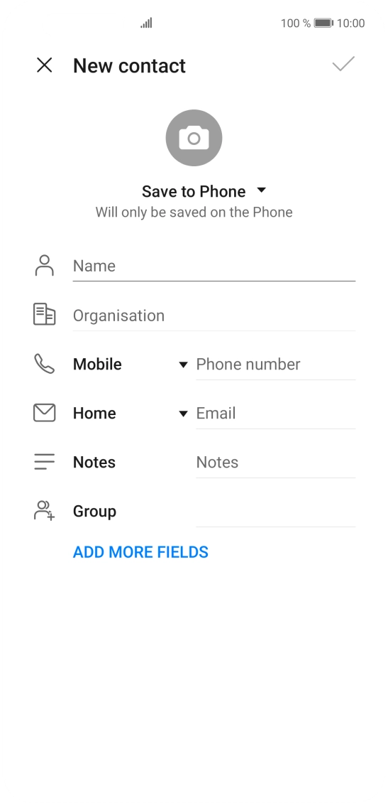 Press the address book drop down list.