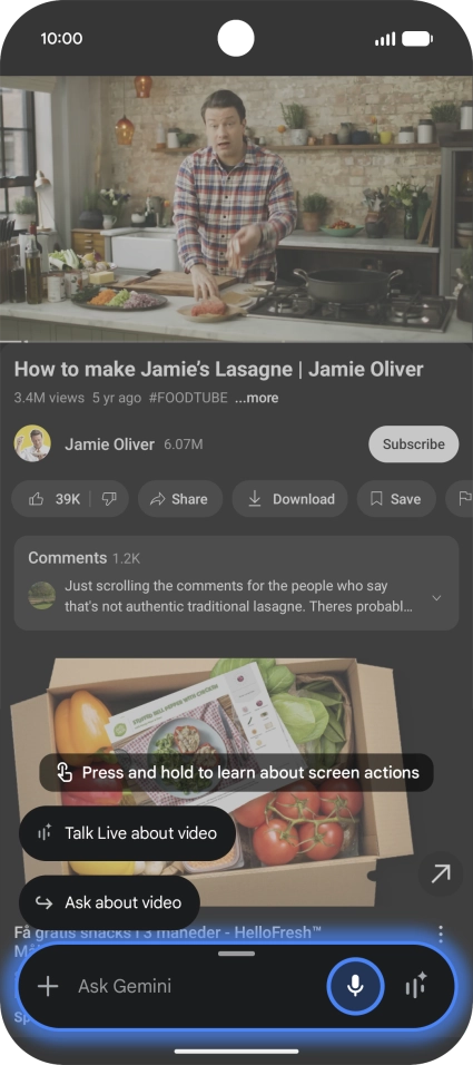 Press Ask about video.