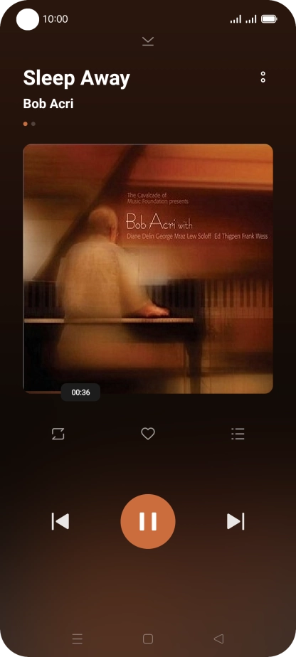 Press arrow right to go to the next audio file.