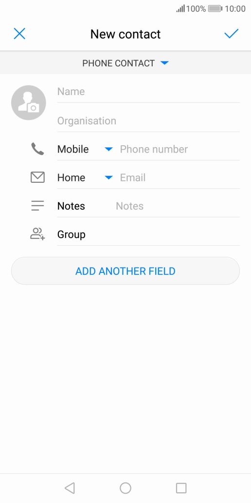 Press the address book drop down list.