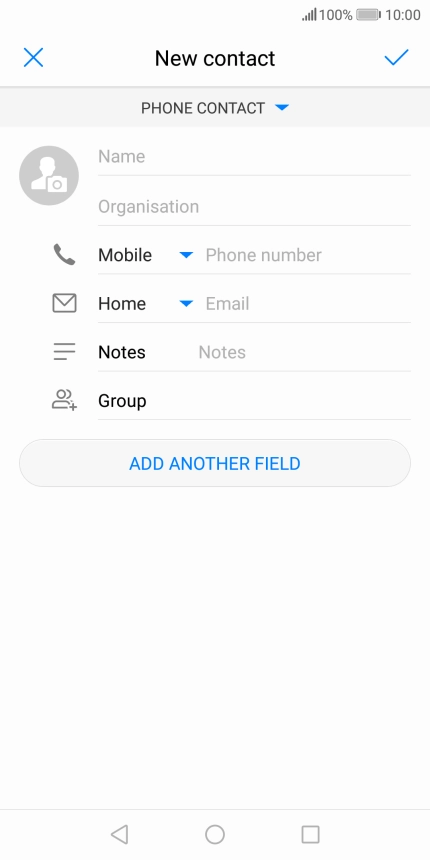 Press the address book drop down list.
