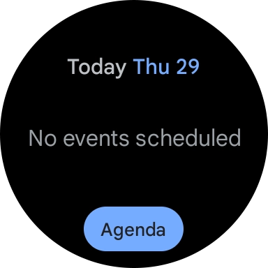 Press the required widget to open it.