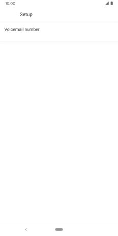 Press Voicemail number.