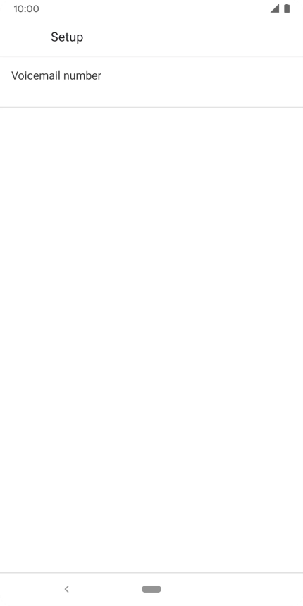 Press Voicemail number.