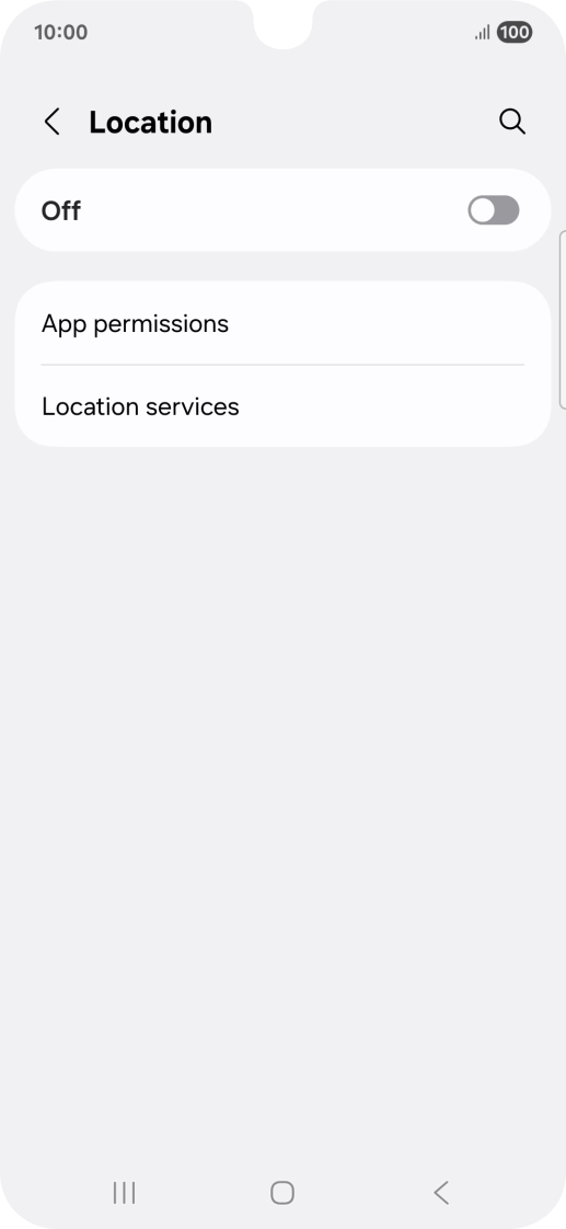 Press the indicator to turn the function on or off.