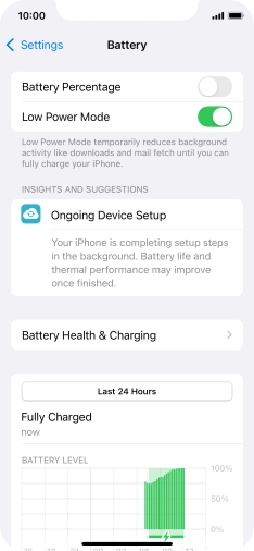 Slide your finger upwards starting from the bottom of the screen to return to the home screen.