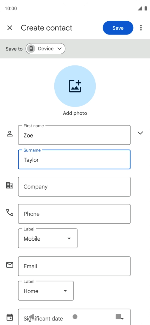 Press Phone and key in the phone number.