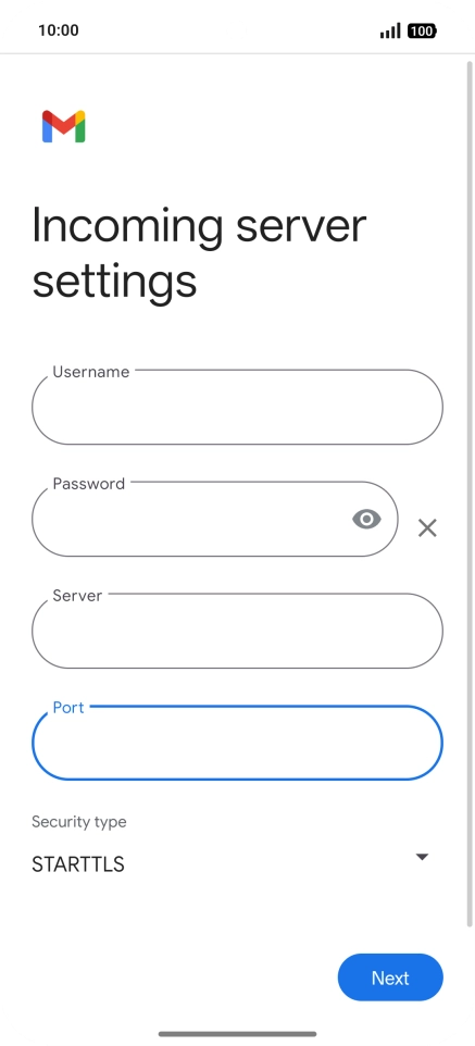 Press the drop down list below 