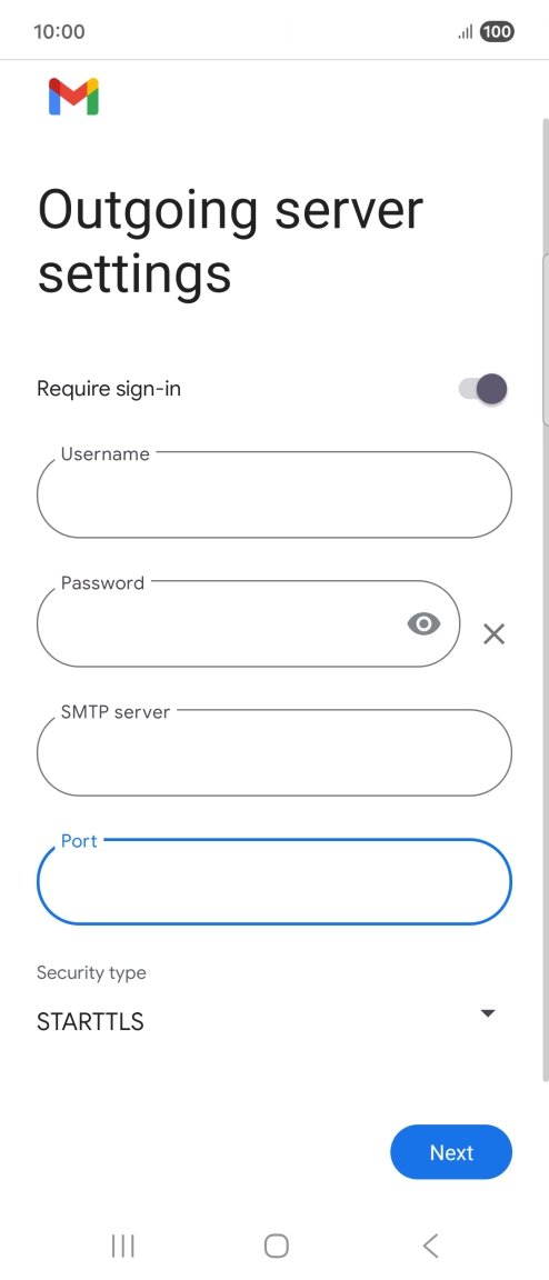 Press the drop down list below 