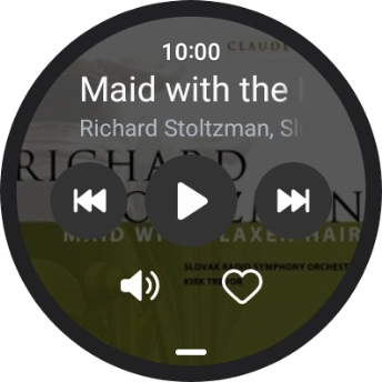 Press the play icon.