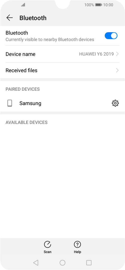 Press the Home key to return to the home screen.