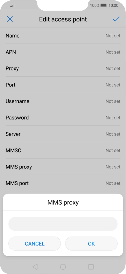 Key in 149.254.201.135 and press OK.