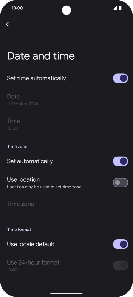 Slide your finger upwards starting from the bottom of the screen to return to the home screen.