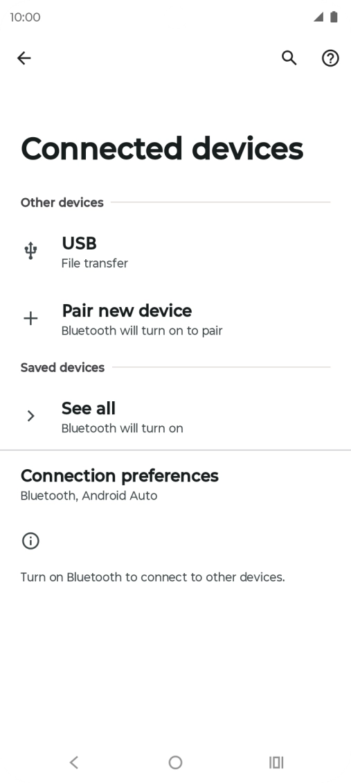 Press Pair new device.