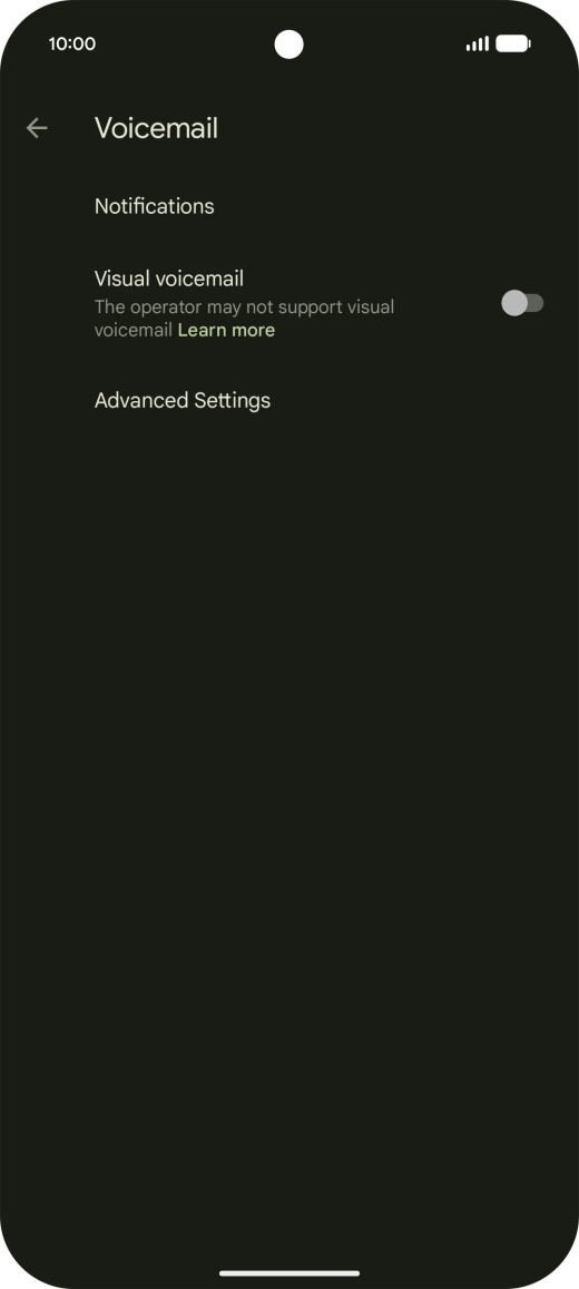 Press Advanced Settings.