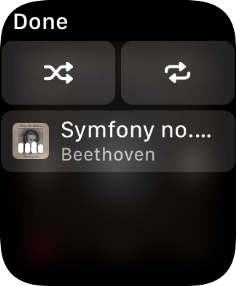 Press the shuffle icon.