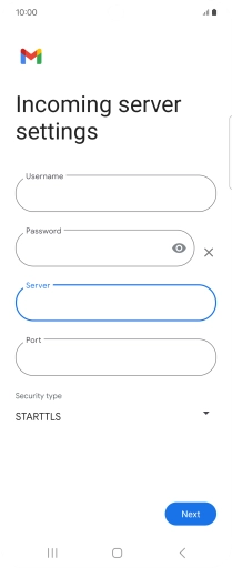 Press the field below 