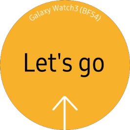 Slide your finger upwards on the screen.