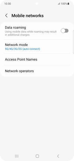 Press Access Point Names.