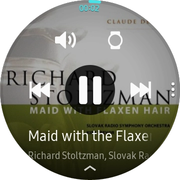 Press the volume icon.