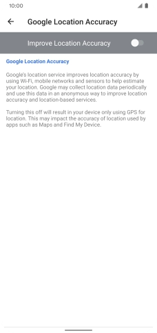 If you press the indicator next to 