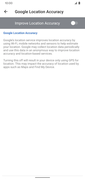 If you press the indicator next to 