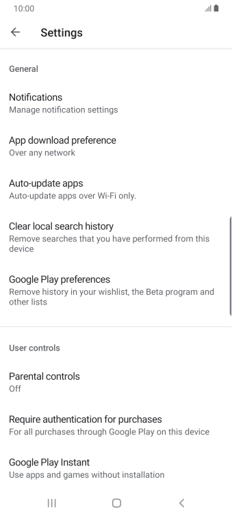 Press Auto-update apps.