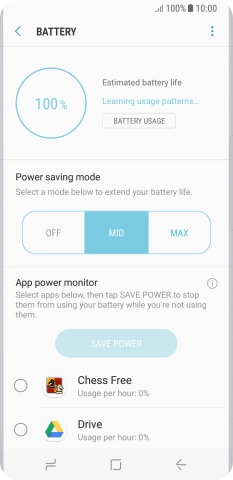 Press the Home key to return to the home screen.