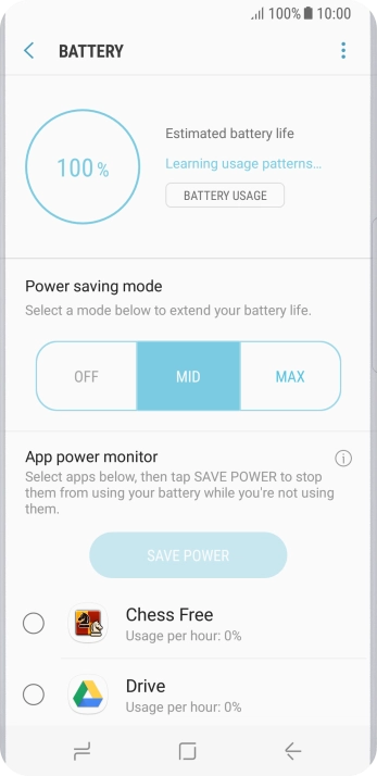 Press the Home key to return to the home screen.