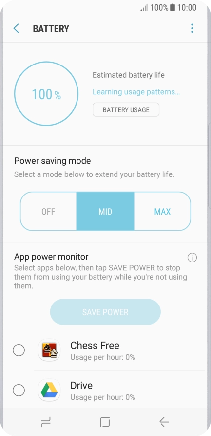 Press the Home key to return to the home screen.