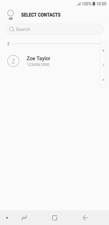 Press the field above 