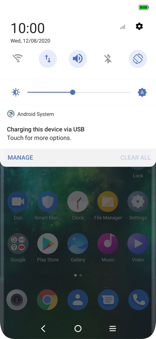 Press Touch for more options..