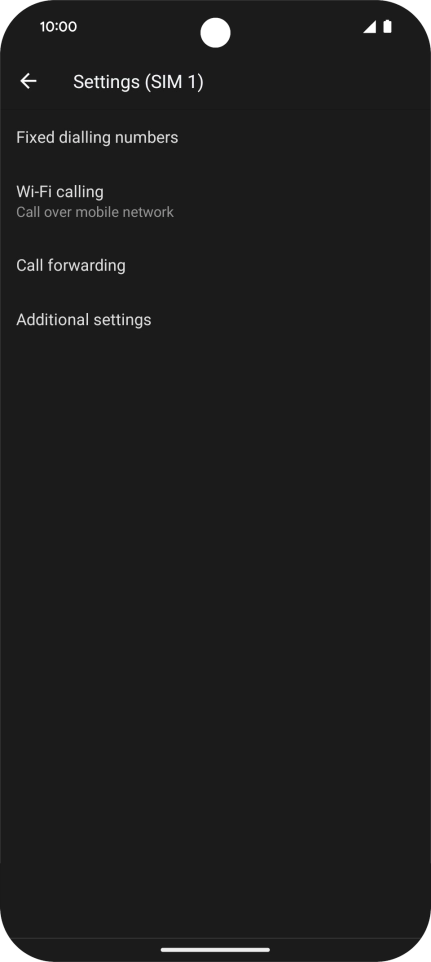 Press Fixed dialling numbers.