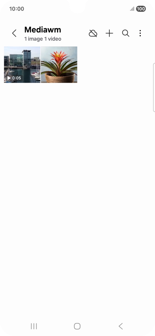 Press and hold any picture or video.