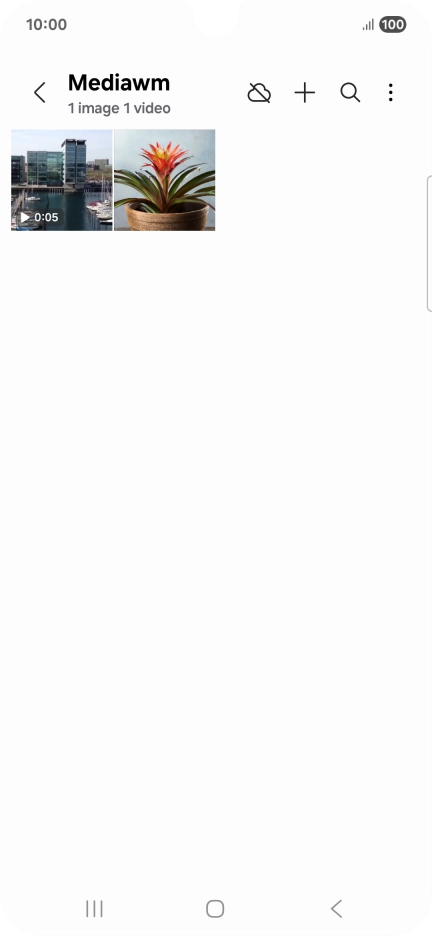 Press and hold any picture or video.