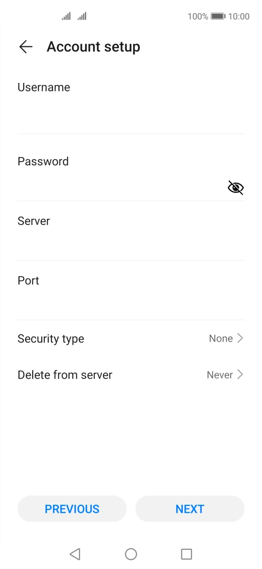 Press the field below 