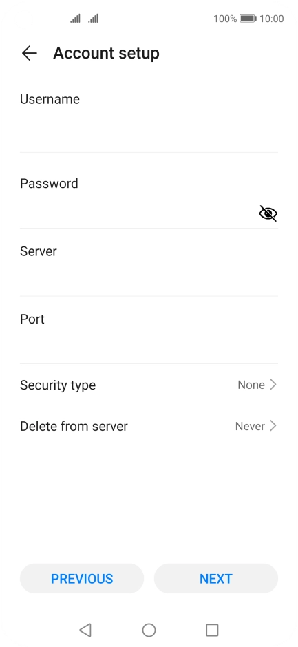 Press the field below 