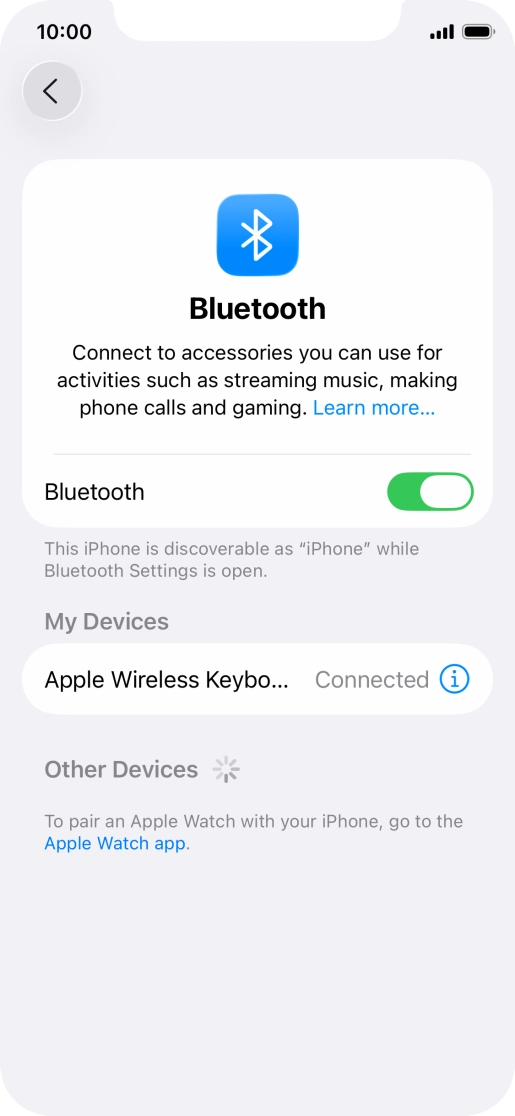 Slide your finger upwards starting from the bottom of the screen to return to the home screen.