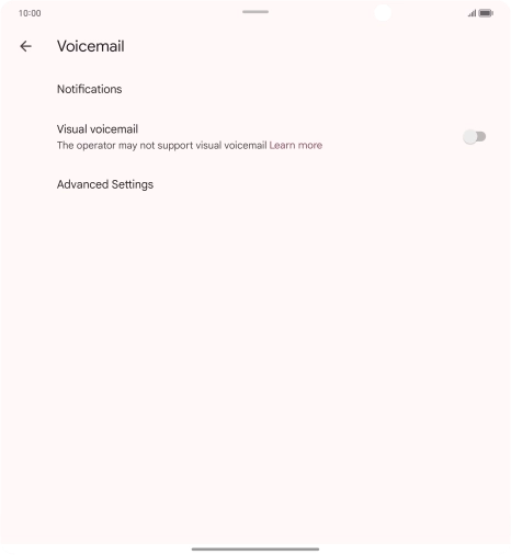 Press Advanced Settings.