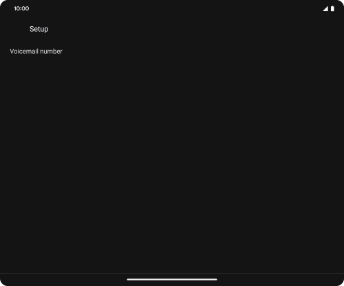 Press Voicemail number.