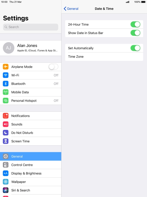 Press the Home key to return to the home screen.