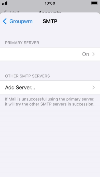 Press the field below 